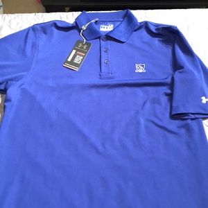 NWT under armour golf shirt Sz L W/ club logo